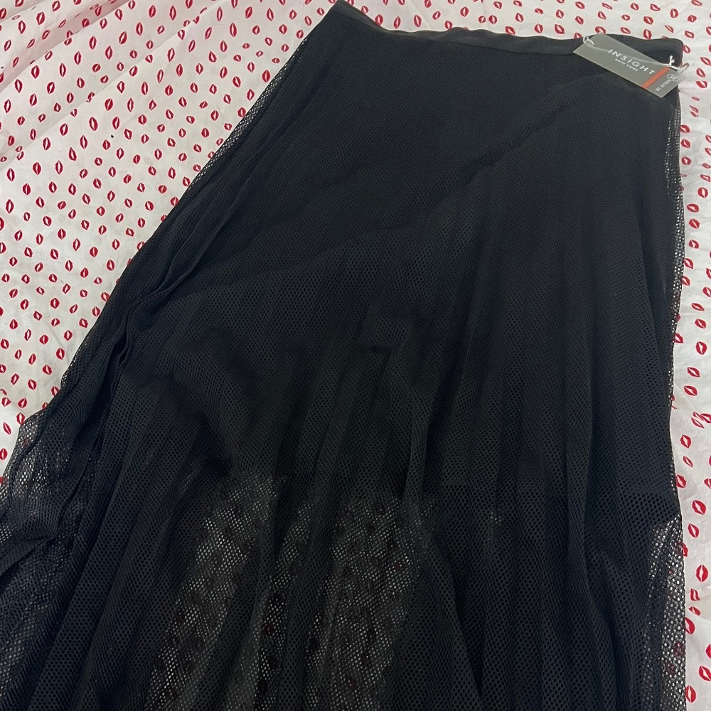 Insight mesh black skirt